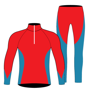 Гоночный костюм Nordski Jr. Active Red/Blue NSJ434987