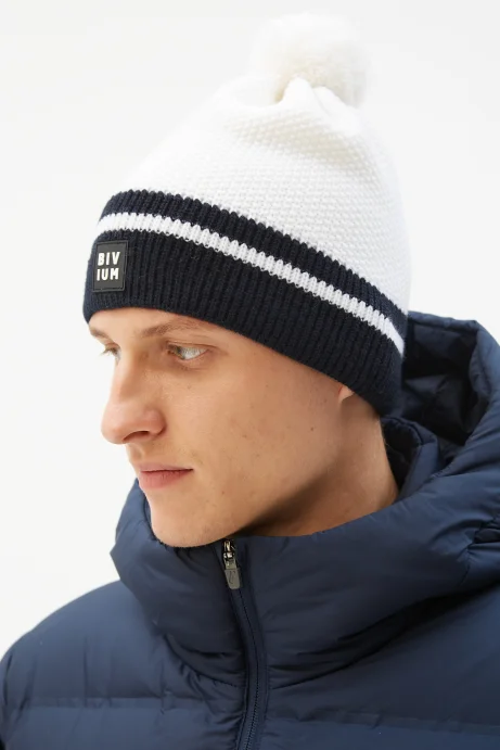 Шапка Bivium &quot;Арех&quot; белый_синий