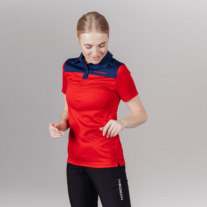 Поло Nordski Red/Blue W NSW431987 в Санкт-Петербурге