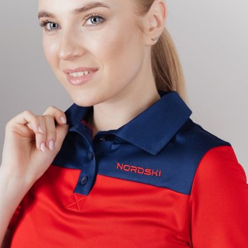 Поло Nordski Red/Blue W NSW431987