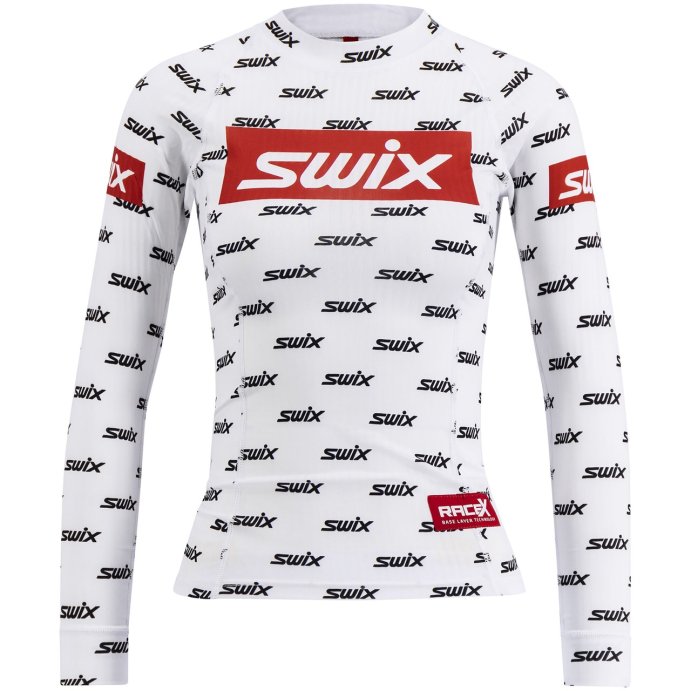 Термофутболка SWIX RaceX bodyw LS SE жен. белый logo 40006/00010 в Твери