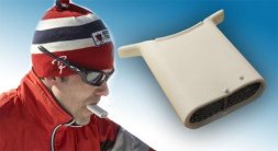 Грелка-Мундштук для дыхания LUNGPLUS Sport (White)