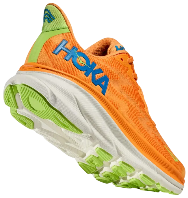 Кроссовки Hoka M CLIFTON 9 Solar Flare/Lettuce