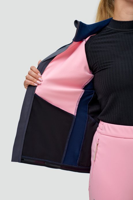 Тренировочная куртка Nordski Pro 2.0 Candy Pink/Blue W NSW621912