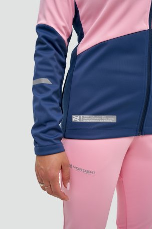 Тренировочная куртка Nordski Pro 2.0 Candy Pink/Blue W NSW621912