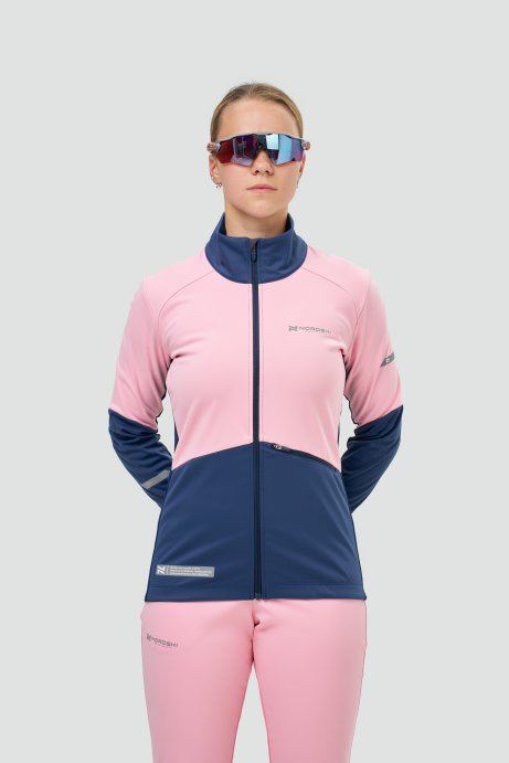 Тренировочная куртка Nordski Pro 2.0 Candy Pink/Blue W NSW621912