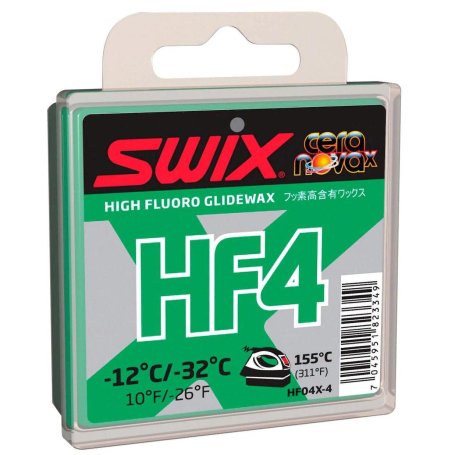 ПАРАФИН SWIX HF4X Green -12C / -32C  40 гр