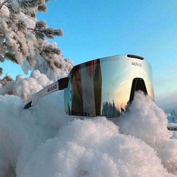 Очки 4KAAD BEAT RACE, бел./черн. оправа, 1 доп. линза