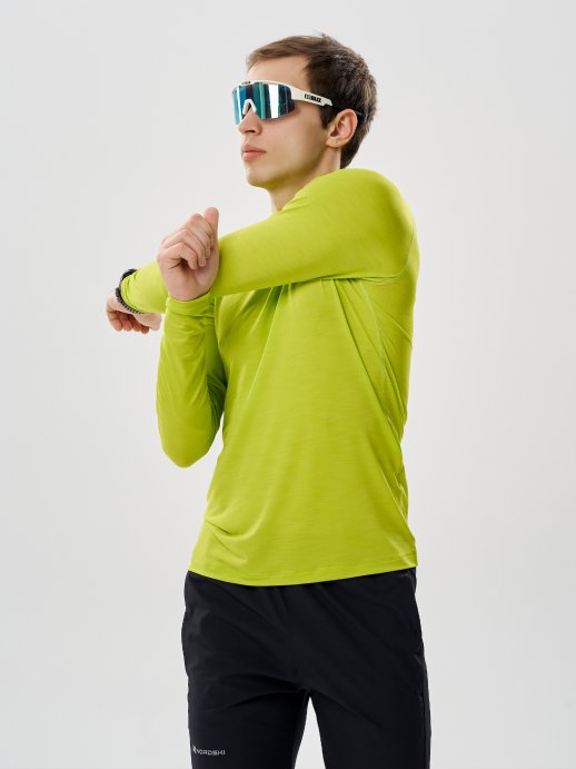 Футболка Nordski Pro Lime с длинным рукавом NSM426180 в Пензе