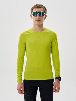 Футболка Nordski Pro Lime с длинным рукавом NSM426180