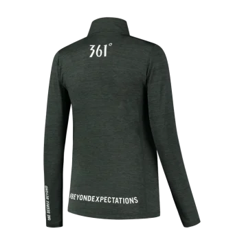 Лонгслив 361-HALF ZIP LONG SLEEVE W Black/Deep Olive