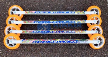 ЛЫЖЕРОЛЛЕРЫ ROLL`X SKATE TEAM EDITION оранж колеса, керам.подшипники