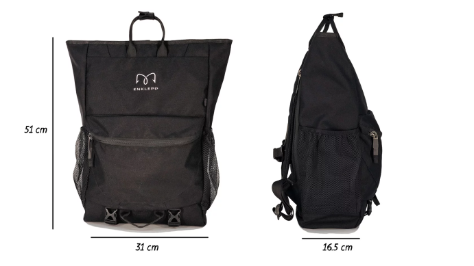 Рюкзак Enklepp Tounan Zip Top Backpack (kationik gray)