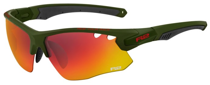 Очки R2 AT078T CROWN, зел. оправа, можно прикрепить очки для зрения в Твери