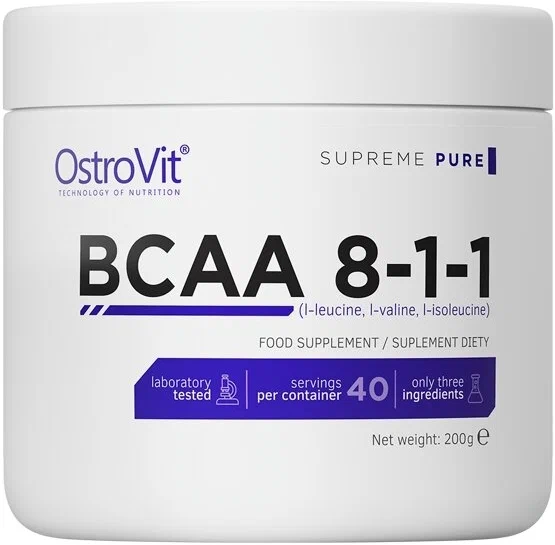 Аминокислоты OstroVit Supreme Pure BCAA 8-1-1 200 гр. в Мурманске