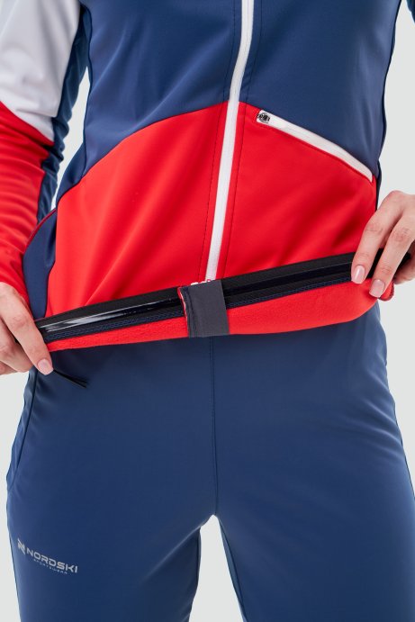 Тренировочная куртка Nordski Pro 2.0 White/Red/Blue W NSW621391