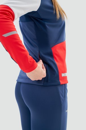 Тренировочная куртка Nordski Pro 2.0 White/Red/Blue W NSW621391