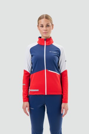 Тренировочная куртка Nordski Pro 2.0 White/Red/Blue W NSW621391