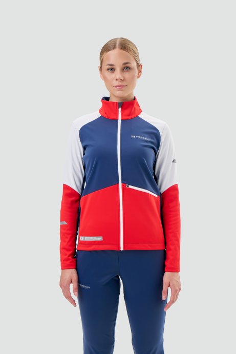 Тренировочная куртка Nordski Pro 2.0 White/Red/Blue W NSW621391
