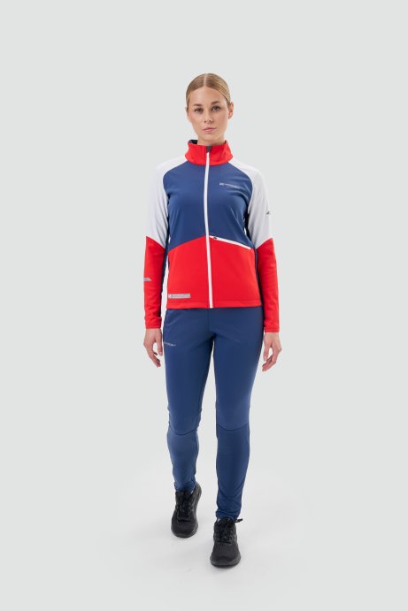 Тренировочная куртка Nordski Pro 2.0 White/Red/Blue W NSW621391