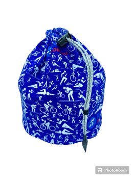 Шапочка outdoor RIKKIR с отверстием хвоста ( Синий ветер )