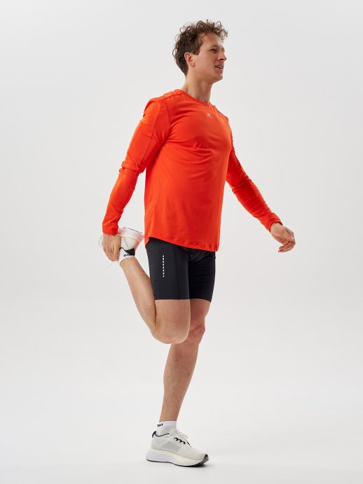 Футболка Nordski Upcast Orange с длинным рукавом NSM253103 в Мурманске