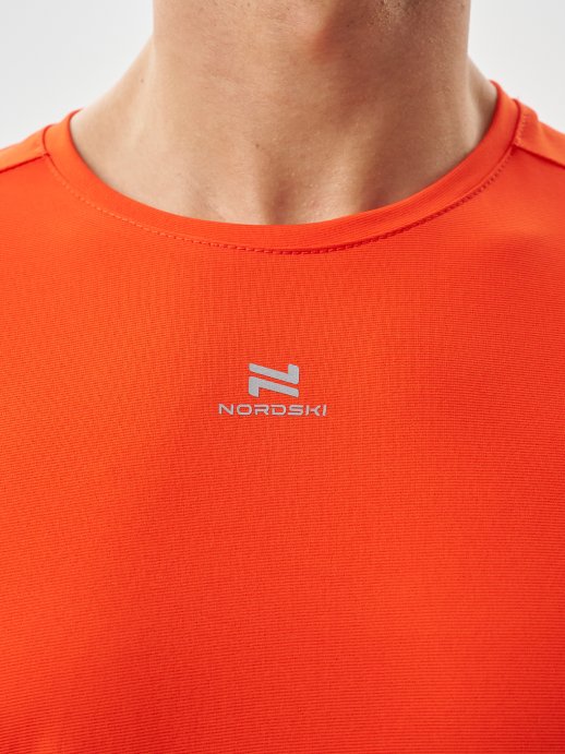 Футболка Nordski Upcast Orange с длинным рукавом NSM253103 в Мурманске
