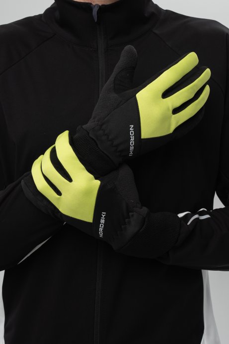 Перчатки Nordski Motion Black/Lime WS NSU267180