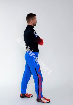 Костюм Разминочный РОССИЯ ELITE голубой (биатлон)