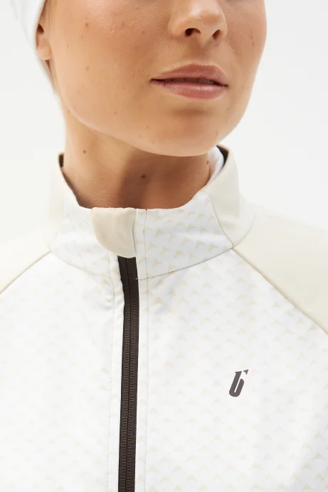 Куртка разминочная Bivium &quot;Баланс 2.0&quot; жен. молочный_кофейный