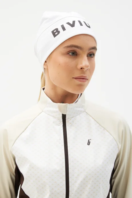 Куртка разминочная Bivium &quot;Баланс 2.0&quot; жен. молочный_кофейный
