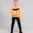 Костюм разминочный Nordski Jr. Base Orange/Black NSJ817257