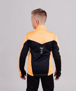 Костюм разминочный Nordski Jr. Base Orange/Black NSJ817257