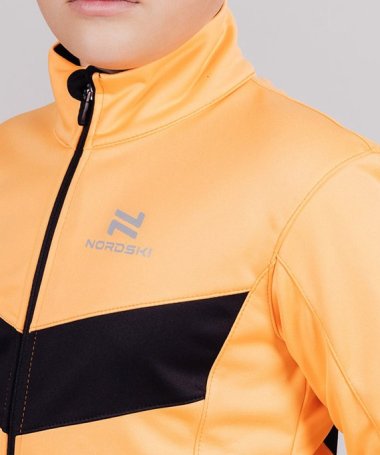 Костюм разминочный Nordski Jr. Base Orange/Black NSJ817257