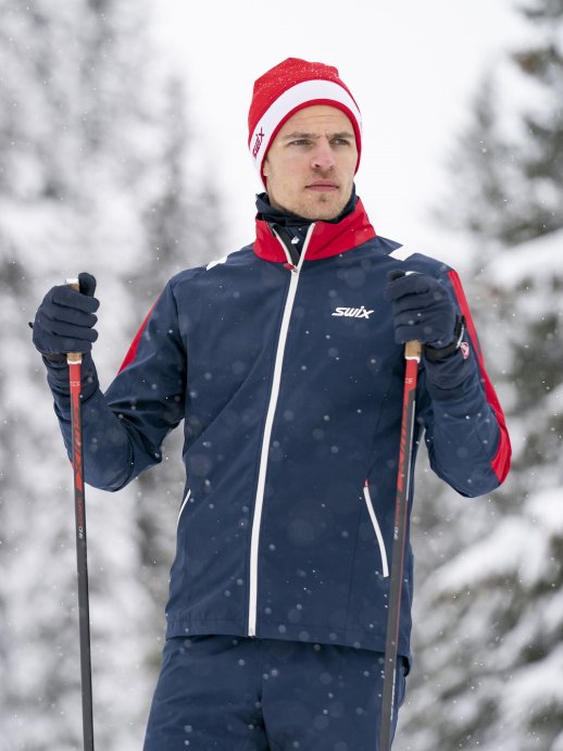 Куртка SWIX Infinity муж. 15241/75101 темно-синий/ красный Swix в Твери