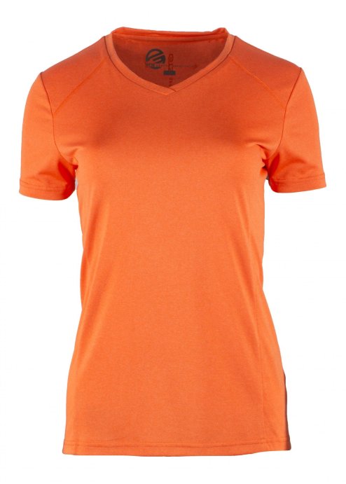 Футболка GTS V-Neck жен. 22 коралловый в Новосибирске