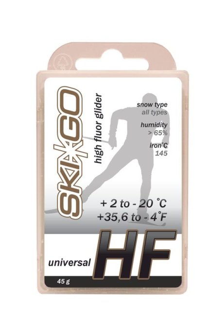 Парафин SKIGO HF White (для всех типов снега) +2/-20 45 гр.