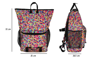 Рюкзак Enklepp Tounan Zip Top Backpack (pixel kiwi)