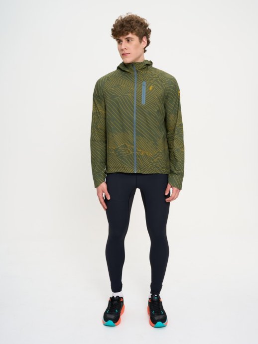 Куртка Bivium &quot;Рельеф&quot; муж. зеленый-желтый