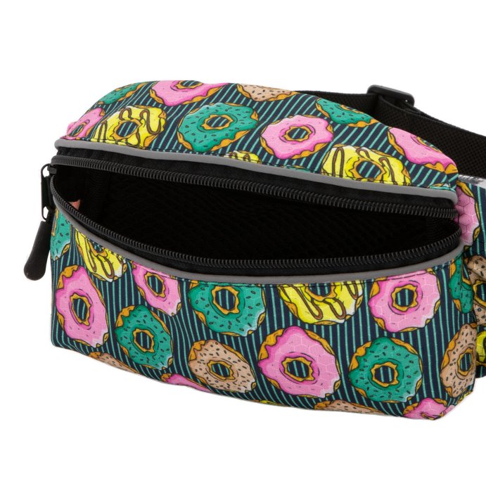 Поясная сумка POWERUP (Объёмная) с принтом ПОНЧИКИ в Твери