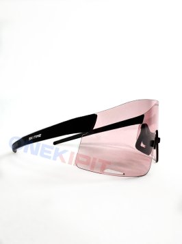 Очки SKI TIME PRO Black 1, линза PINK