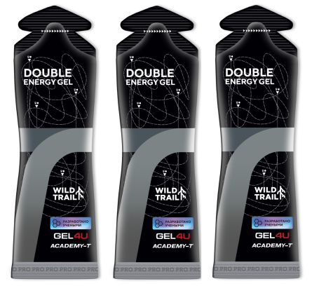 Гели энергетические GEL4U Double Energy 3шт по 75 гр
