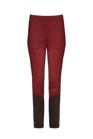 Брюки разминочные Bivium &quot;Баланс 2.0&quot; жен. бордовый_кофейный