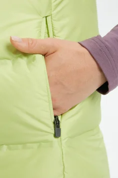 Жилет пуховой Bivium д/ жен. &quot;Unlim&quot; лаймовый