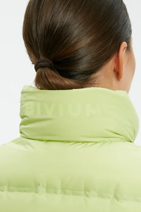Жилет пуховой Bivium д/ жен. &quot;Unlim&quot; лаймовый