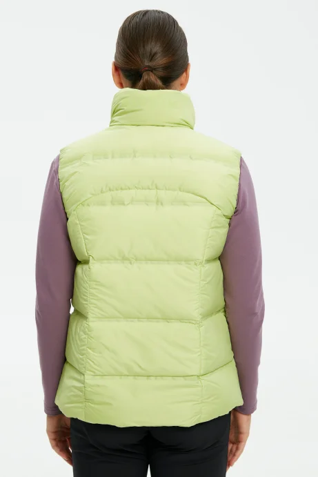 Жилет пуховой Bivium д/ жен. &quot;Unlim&quot; лаймовый