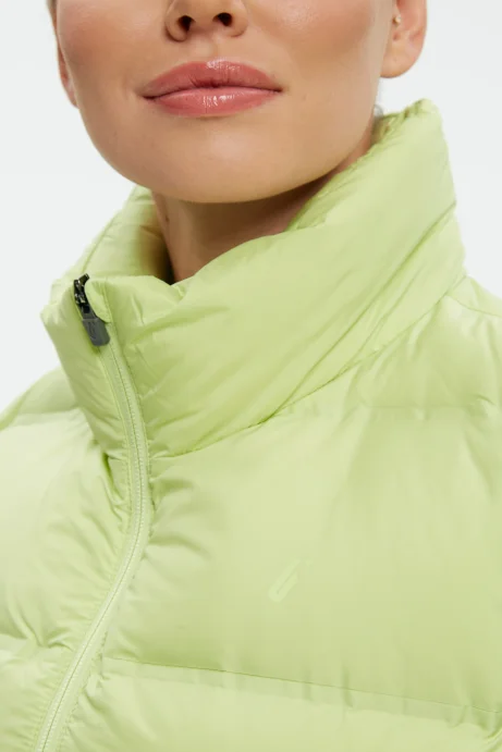 Жилет пуховой Bivium д/ жен. &quot;Unlim&quot; лаймовый