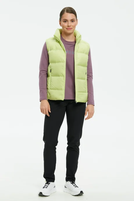 Жилет пуховой Bivium д/ жен. &quot;Unlim&quot; лаймовый