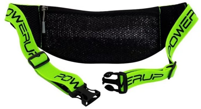 Беговая поясная сумка POWERUP ULTRA DUE (желтая) с двумя отделениями в Твери