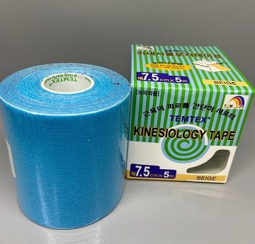 Temtex Kinesiology 7,5 см х 5 м голубой Корея. в Твери